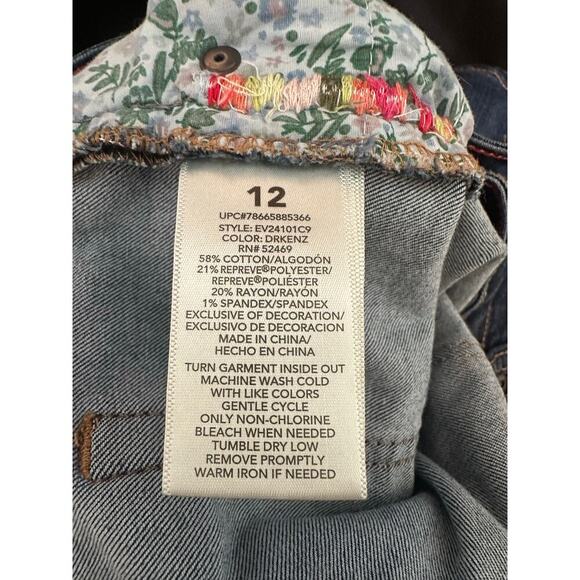 EV1 Alex Relaxed Vintage Style Jean Shorts – Size 12 - Picture 4 of 5